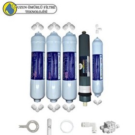 Resim Swun chyan Kapalı Kasa Su Arıtma Cihazlarına Sertifikalı 5'li Platinium Mebran 5'li 