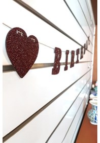 Resim Yeşil Mutlu Yıllar Yazılı Banner, Yeni Yıl, Doğum Günü Partisi, Simli Eva Banner Tüm Yaşlar 