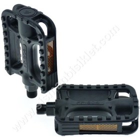 Resim Bisiklet Pedal Fp-804 Reflektörlü Takım Siyah 