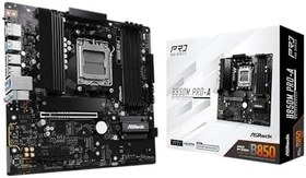 Resim ASRock B850M Pro-A mATX Anakart, AMD AM5 Ryzen 9000 & 8000, DDR5, 3x M.2 SSD, 4k 120Hz, AMD Expo 