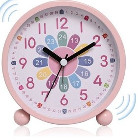 Resim Erkek Ve Kız Çocukları İçin Tik Tak Etmeyen Sessiz Öğrenme Çalar Saati Jsr Diğer 