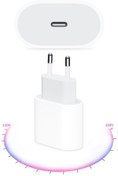 Resim Iphone Şarj Aleti Apple 11/12/13/pro/pro Max Uyumlu 20w Şarj Aleti Hızlı Şarj Cihazı Güç Adaptörü 
