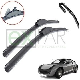 Resim Smart Roadster Ön Cam Silecek Süpürgesi Takımı 2003 - 2005 Radstar Ön Silecek Sağ Sol 