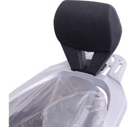 Resim GP Kompozit RKS Reale 125 2022-2025 Uyumlu Sissy Bar Siyah 