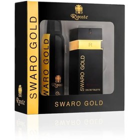 Resim Riposte Elif mağazacılık Erkek Parfüm & Deodorant Seti Swaro Gold 24 hours formen 