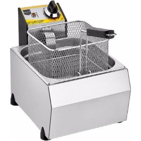 Resim 8 Lt Elektrikli Fritöz, Dayanıklı Metalik Tasarım, Pratik ve Şık Mutfak Cihazı 