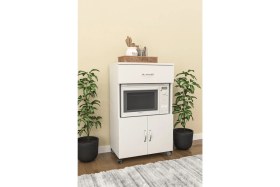 Resim GC Design Esin Mikrodalga Dolabı - Çok Amaçlı Dolap-Mutfak Dolabı Beyaz 