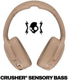 Resim Skullcandy Crusher Evo kablosuz Bluetooth kulaklık, çok duyusal baslı, gürültü izolasyonlu kulak üstü uyum, 40 saate kadar pil, iPhone Android için mikrofon - astar 