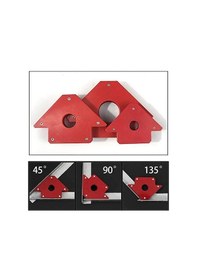 Resim 3'Lü Set, Manyetik Açılı Kaynak Tutucu Mıknatıs, Manyetik Gönye 