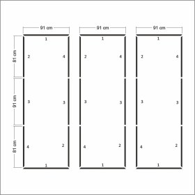 Resim Birdeco Home Dekoratif Boyanabilir Montaja Hazır Duvar Çıtası,önceden Kesilmiş Astarlı Kendin Yap Kit (P26) 