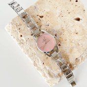 Resim Vesce Atelier Minho Gümüş Saat Pembe 