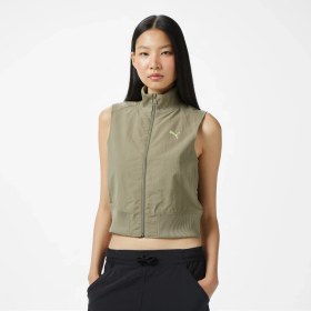 Resim Puma Dare To Full-Zip Vest Kadın Kahverengi Eşofman Üstü.83 