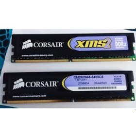 Resim Corsair Cm2x2048-6400c5 Xms2 2gb Ddr2 Masa Üstü Ram 