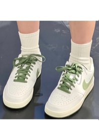 Resim Nike Court Vision Low Sneaker-fj5480-100 Beyaz - Açık Yeşil 