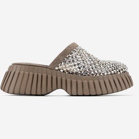 Resim Valmenti Kadın Deri & Suni Taupe Düz Terlik 1141 581 Bn Trlk Y26 Taupe Suede Vizon 