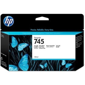 Resim Hp 745 130 Ml Designjet Fotoğraf Siyahı Mürekkep Kartuşu F9J98A 