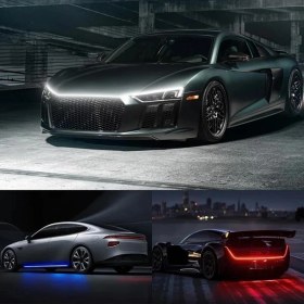 Resim Trendooze Turcoshop11 4 Renkli 70.9 İnç 12v Led Kaput Işık Şeridi 