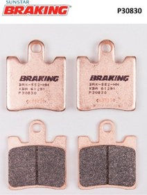 Resim Suzukı Burgman 400 2005 Braking Sinterli Ön Fren Balatası P30830 