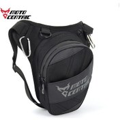 Resim Neevoyu Motocentrıc 11-mc-0127 Motosiklet Bacak Çantası, Su Geçirmez, Yansıtıcı, Geniş Hacimli, Siyah Gri Logo Siyah 