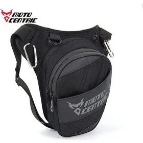 Resim Neevoyu Motocentrıc 11-mc-0127 Motosiklet Bacak Çantası, Su Geçirmez, Yansıtıcı, Geniş Hacimli, Siyah Gri Logo Siyah 