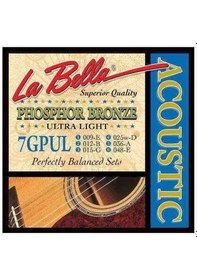 Resim Gitar Aksesuar Akustik Tel Labella 7gpul 0,9 