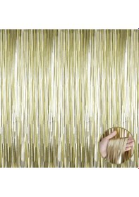 Resim Mat Altın Püsküllü Kapı Perdesi 