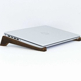 Resim Gift Taşınabilir Ahşap Ceviz Notebook Laptop Standı 