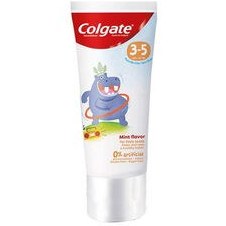 Resim Colgate Portakal Aromalı Florürsüz 3-5 Yaş Çocuk Diş Macunu 60 ml 