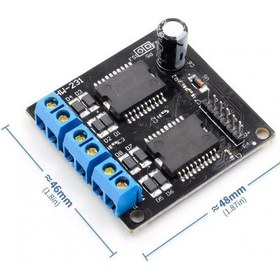 Resim Dual Mc33886 Motor Sürücü Modül 40v 5a Akıllı Robot 
