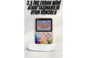 Resim Marsilyan- 3 Inç Ekran 500 Oyunlu Game Box Mini Taşınabilir Oyun Konsolu 