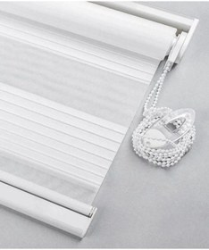 Resim Çocuk Odası Kelebek Ve Çiçek Bahçesi Zebra Perde Yzn-238 Beyaz 