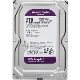 Resim Western Dıgıtal Purple Wd22purz 2 Tb Sata 6gb/s 7/24 Güvenlik Harddısk 3731 