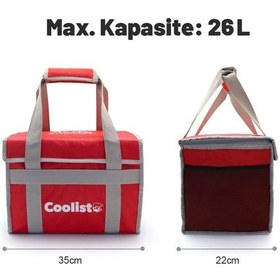 Resim Coolist Cl26R 26 Litre Katlanabilir Termos Bez Çanta / Buzluk 