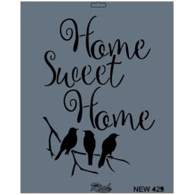 Resim Bucuks Mey Ithalat® Rich New Seri N-429 Stencil 35X25 cm 