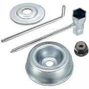 Resim Gear Box Working Head Working Head Repair Kit Protective Cover Mower Accessories Color:silver+black 5pcs . 