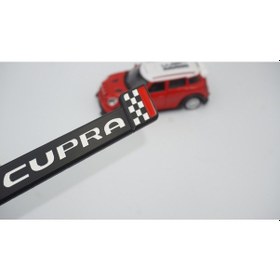 Resim Seat Cupra Leon Ibiza Altea Bagaj Krom Metal 3M 3D Yazı Logo 