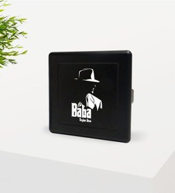 Resim Kişiye Özel Godfather Baba Tasarımlı Siyah Metal Sigara Tabakası- N11.1583 