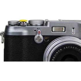 Resim JJC Soft Release Button Vidalı Metal Deklanşör Düğmesi (Tümsek - Sarı) 