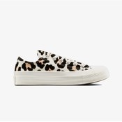 Resim Converse Chuck 70 Leopard Unisex Krem Sneaker A14946c Krem 