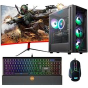 Resim DRx1210 Intel Core i5 12400F 27" 8 GB RAM 256 GB M.2 NVMe SSD 12 GB RTX 3060 Curved FreeDOS Masaüstü Oyun Bilgisayarı Dragos