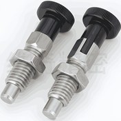 Resim 1 adet M6 Paslanmaz Çelik Kendinden Kilitleme Topu Başlığı Yay Pin, Hızlı Çıkarma Çekici, Konumlandırma Pin, Endüstriyel Sınıf Aracı, İç Mekan Fitness Ekipmanları, Bisiklet Eğitimi ve Direnç Sporları için Uygun, Genişleme Cıvatası 