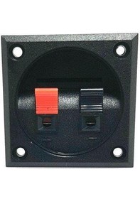 Resim Electroon İkili Hoparlör Terminali Kare 57X57MM - 100ADET 