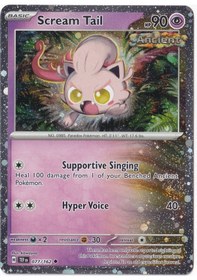 Resim Scream Tail Cosmos Holo 77 - Pokemon Temporal Forces - Pokemon Kartı Mint 