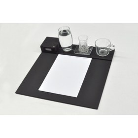 Resim Tabac Toplantı Masa Seti Meet Suni Deri - 114111 Siyah 