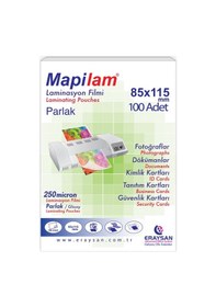 Resim Mapilam 250 Mic. Parlak Laminasyon Filmi B. Kimlik 85 x 115 CM 100'lü 