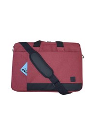 Resim Gbmotion 3 Bölmeli Evrak Laptop El Omuz Çantası 17,3 İnç Bordo 