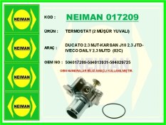 Resim Termostat 2 Müşür Yuvalı Ducato 2.3 Mjt-karsan J10 2.3 Jtd-ıveco Daıly 2.3 Mjtd 82c 504017209 504013931 504029725 
