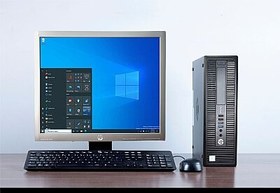 Resim HP 800 G1 İ7 4.NESİL 8 GB DDR3 RAM 256 GB SSD 19" WİN10 DP/VGA MASAÜSTÜ BİLGİSAYAR (2.EL YATAY KASA) 