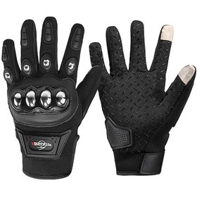 Resim Aubyhe "bsddp Motosiklet Eldiveni - Dokunmatik, Çelik Koruma, Kaymaz Avuç İçi M/xl/xxl " 