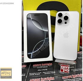 Resim Apple iPhone 16 Pro İkinci El TR | 128 GB | Beyaz 